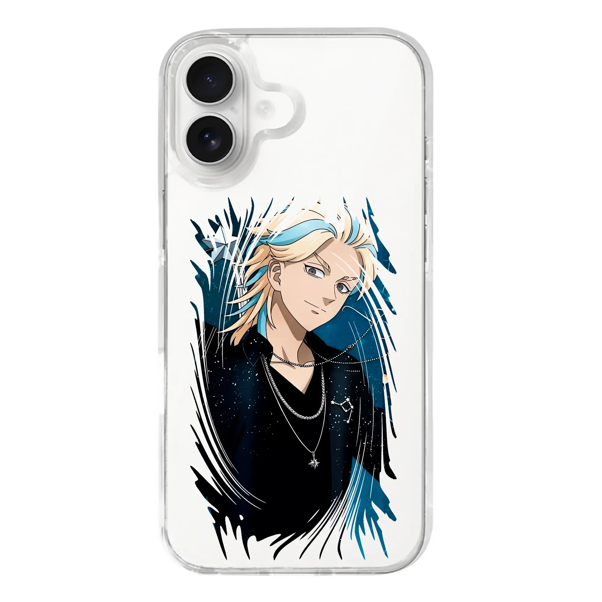 東京リベンジャーズ グッズ,灰谷竜胆 - iPhone 17シリーズ 透明スマホケース – 薄型・耐衝撃・精密フィット保護カバー